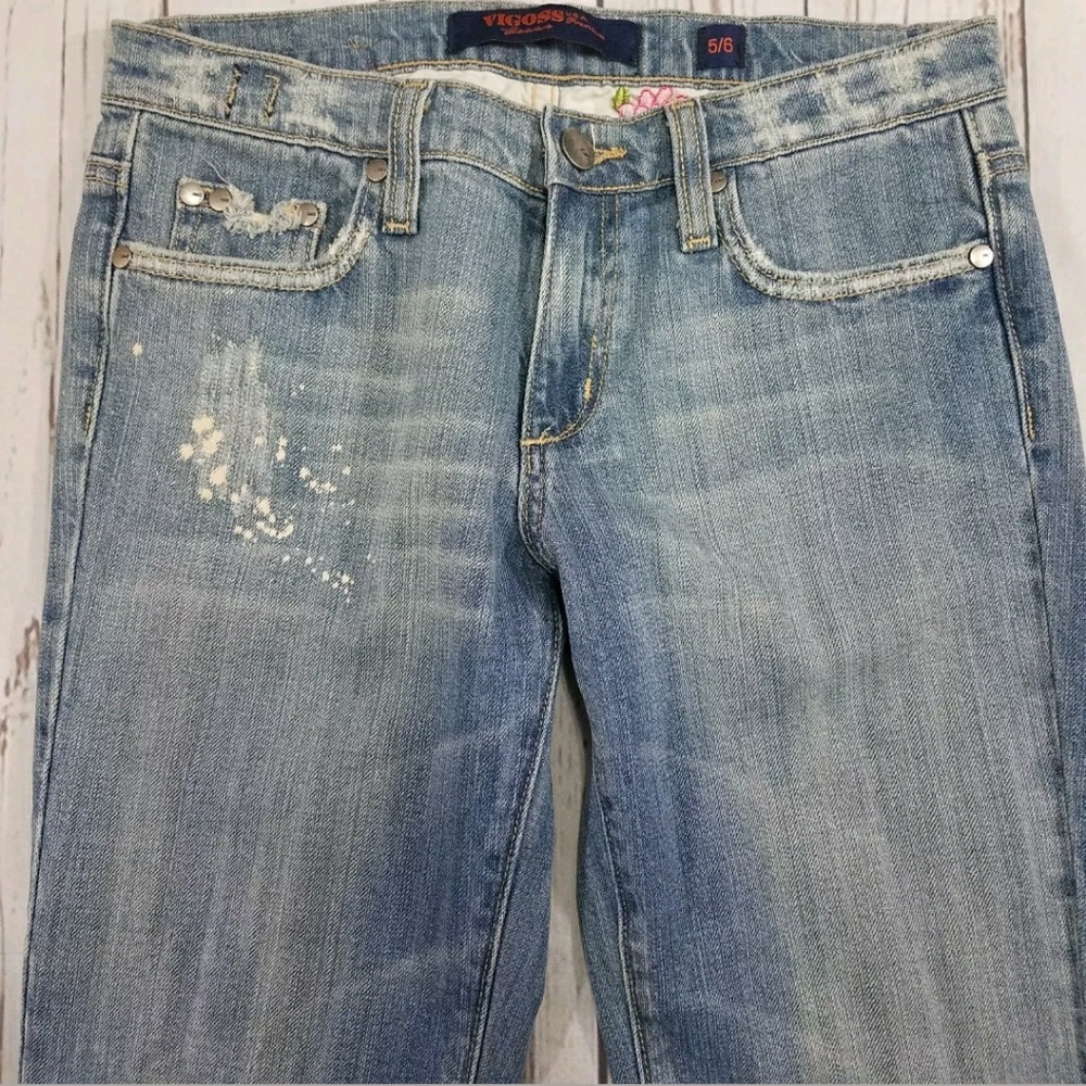 Vigoss Jeans U.S.A Premium Denim Pants Size 5 / 6 - Picture 3 of 8